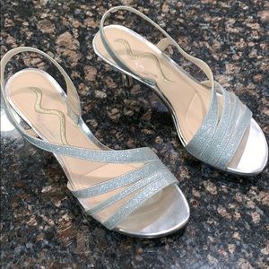 Nina Nelda Sandal - Silver Party Dress Shoes